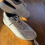 Zara sneakers size 41 used, white, comfortable for walking
