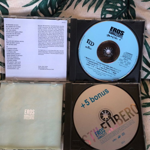 Eros Ramazzotti CD like new, pack of 2, entechno