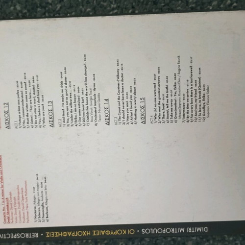 Dimitri Mitropoulos CD box set with 5 discs like new, classical music