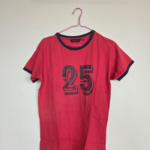 T-shirt RG512 used, size S, red with front marks