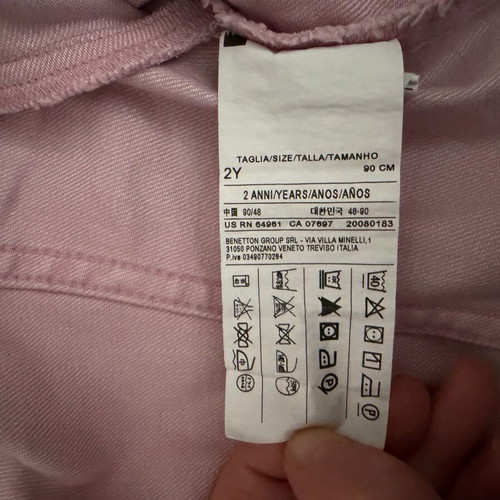 Benetton denim jacket 90 cm like new