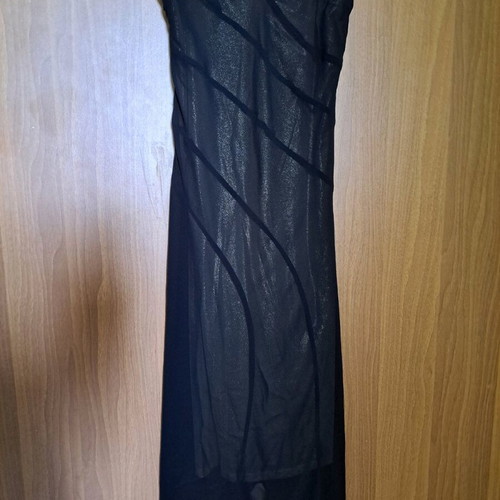 Veloudakis double dress used, black and gold, size XS