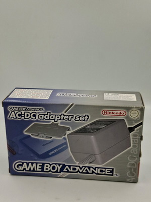 Game Boy Advance AC-DC adapter set used, original Nintendo
