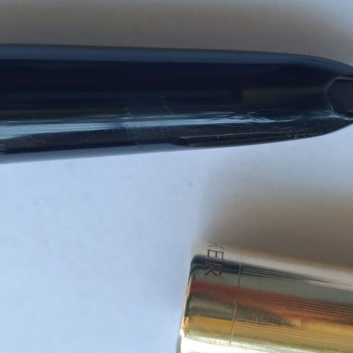 Parker 51 fountain pen used, rolled-gold cap, 14-karat nib, not working