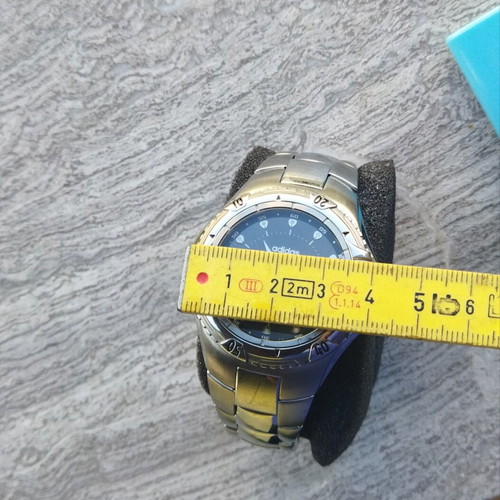 Adidas Scuba 10-5024 watch new, full set, black and silver