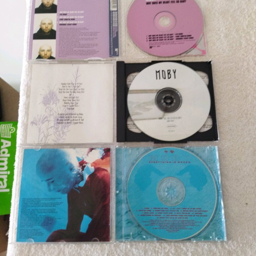 Moby pack of 4 CDs like new, electronic music