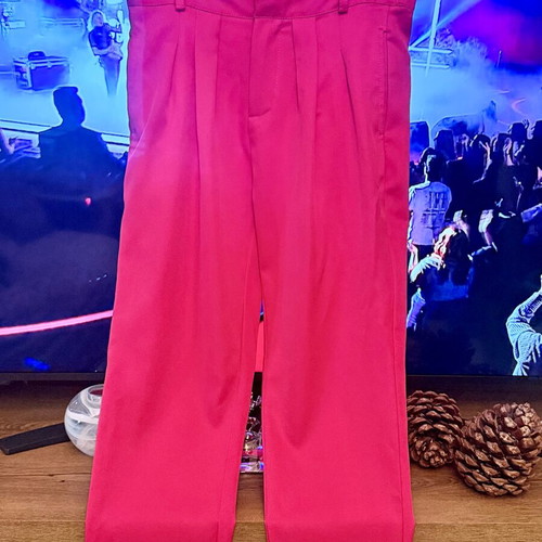 Toi&Moi high-waisted pants new, coral-pink, size S-M