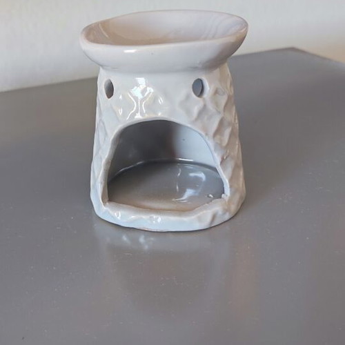 Aromatherapy burner small gray
