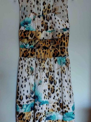 Dress very thin fabric unused size 44 suitable for wedding