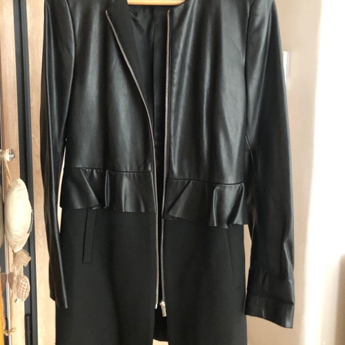 Πανωφόρι Zara medium δερματίνη και ύφασμα like new