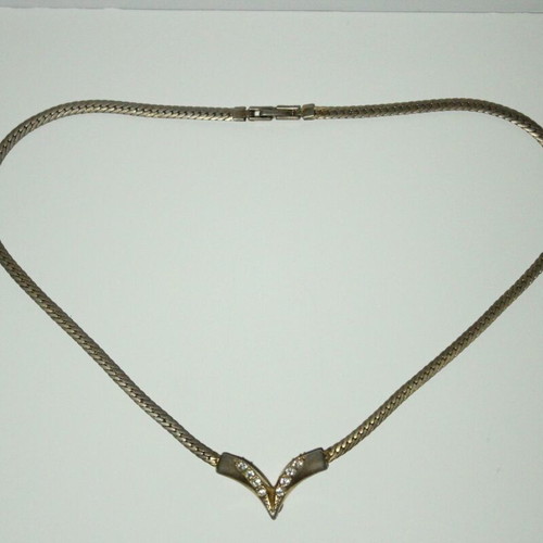 Women's gold necklace with zircon new, elegant Apefthon jewelry