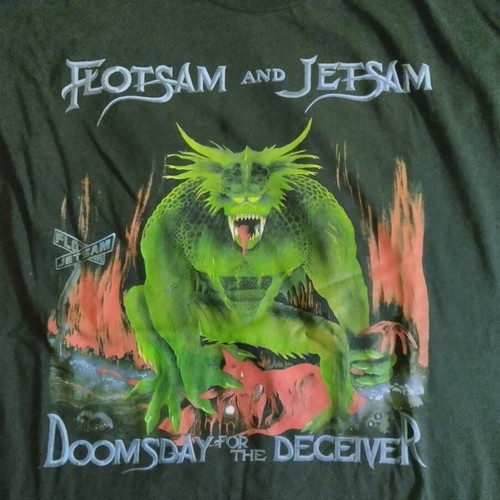 Flotsam and Jetsam T Shirt Gildan XL like new, black