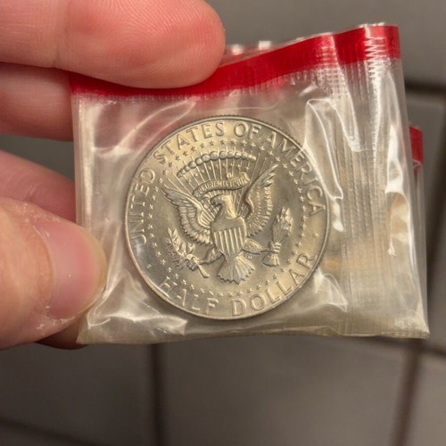 JFK half dollar 1969-D mint condition, new