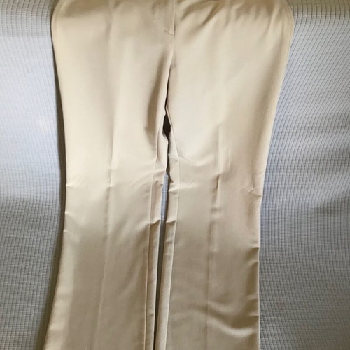 Crepe women's pants beige new Kanellis collection
