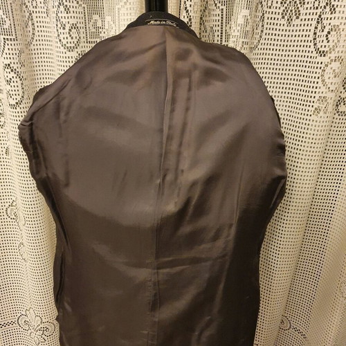 Armani Exchange suit like new with velvet texture