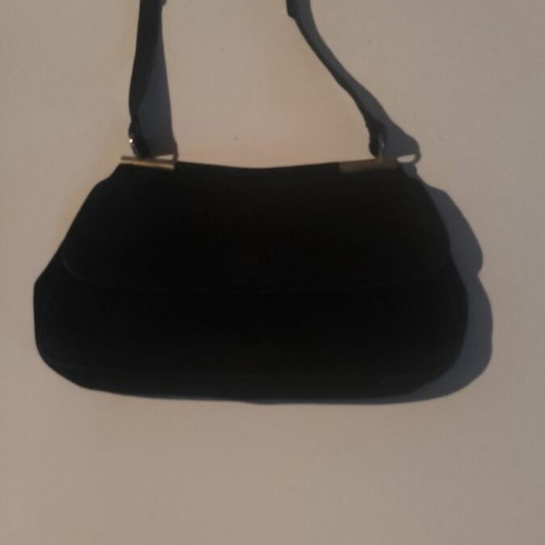 Vintage bag with vintage jewelry like new, black