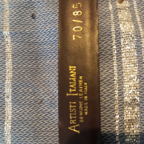 Artisti Italiani leather belt like new, adjustable, 88 cm
