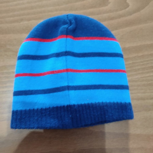 Children's knit hat used, size S, blue, PJ Masks