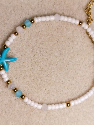 Bracelet handmade summer with steel elements new