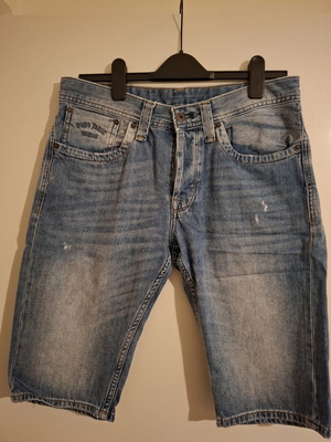 Pepe Jeans men's jean bermuda shorts size M like new, blue
