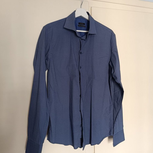 Yes Zee men's slim fit shirt blue size L like new