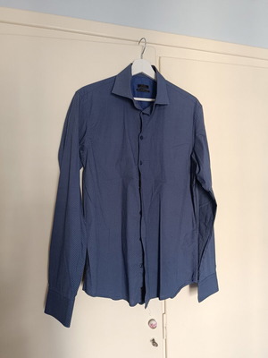 Yes Zee men's slim fit shirt blue size L like new