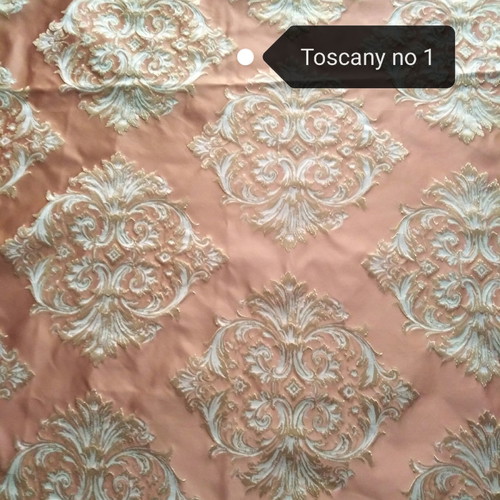 Tuscany no 1 silk taffeta home fabric new, 2 pieces