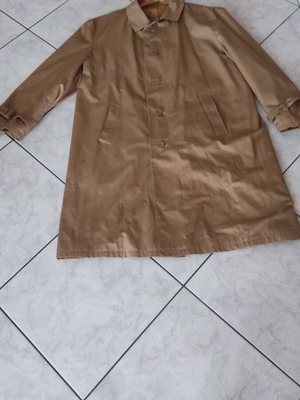 Men's trench coat XXL like new, beige brown
