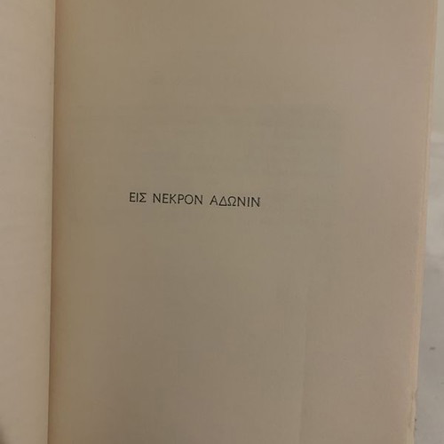 Greek Bucolic Poets Theocritus Volume Two book like new