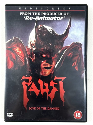 Faust DVD μεταχειρισμένο, θρίλερ τρόμου, στα αγγλικά χωρίς υπότιτλους