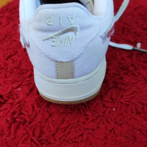 Travis Scott Air Force 1 new, collectible, white and beige
