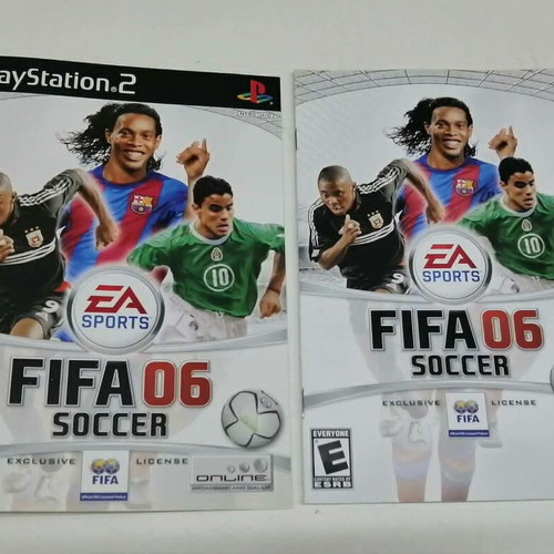 FIFA 06 Soccer Ps2 cover and booklet like new
