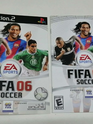 FIFA 06 Soccer Ps2 cover and booklet like new