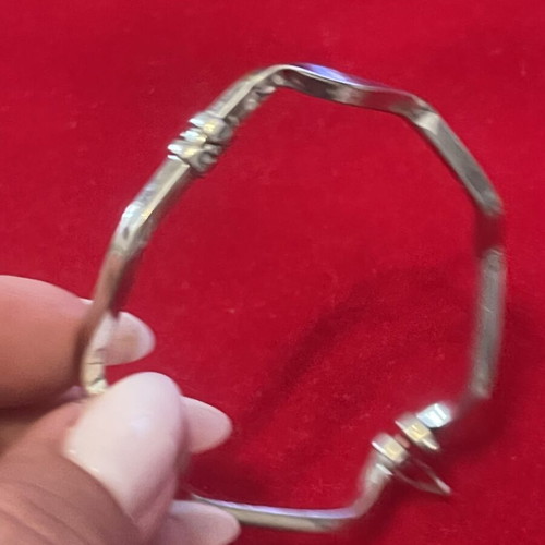 925 silver zigzag bracelet