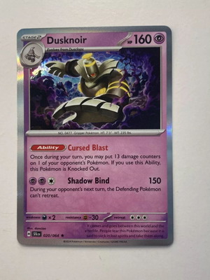 Dusknoir Pokemon Shrouded Fable Holo Rare collectible card new
