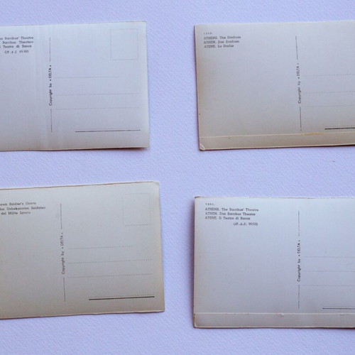 Lot of 22 postcards like new, Athens 1950s, DELTA publisher