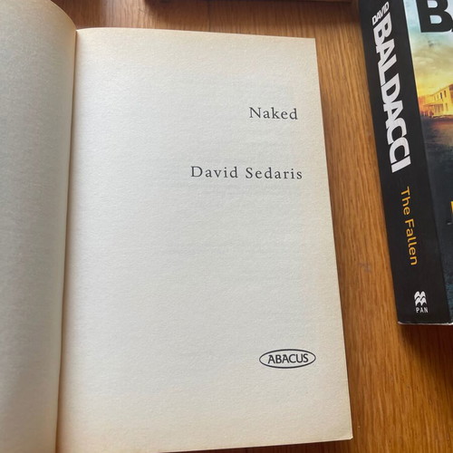 Set of 7 used English books with bonus The Fallen by David Baldacci