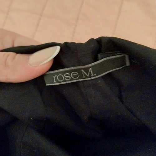 Rose dress like new, size M 38 10, black