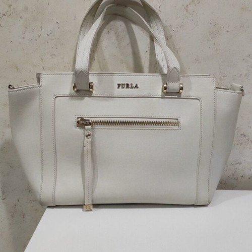 Furla women's bag used, white