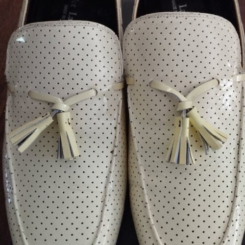 Scarponi shoes new, size 45, white beige