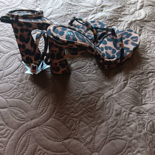 Zara sandals 11cm platform new, size 40