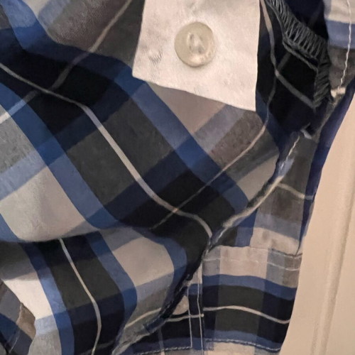 Lee Cooper Men's Checked Shirt Small New With Tags Black Blue