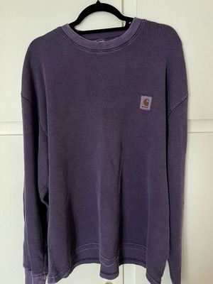 Carhartt WIP Vista Waffle long sleeve shirt, purple, size L