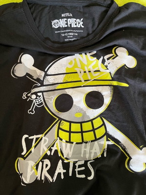 One Piece μαύρο t-shirt για παιδιά 12-13 ετών σαν καινούργιο, μέγεθος 158 cm