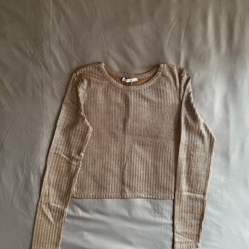 Zara metallic top like new, size S