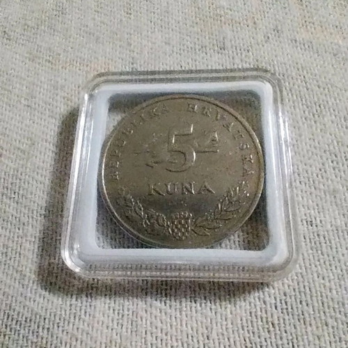 Croatia Coin Collector Lot, 1 Kuna & 5 Kuna Cupronickel