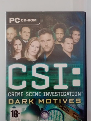 CSI: Crime Scene Investigation Dark Motives PC videogame used, no manual