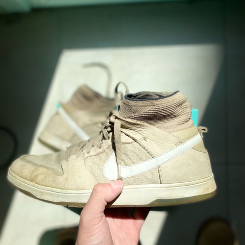 Nike Sb Dunk High Elite used, size 44.5, khaki