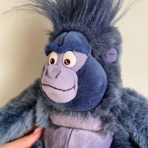 Disney Tarzan Terk Gorilla plush toy 1990s used by Applause