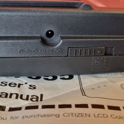 Pocket LCD Colour TV used